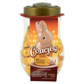 Turin Turin conejos de chocolate con leche 600G - KOZ-DespensayMas-Turin