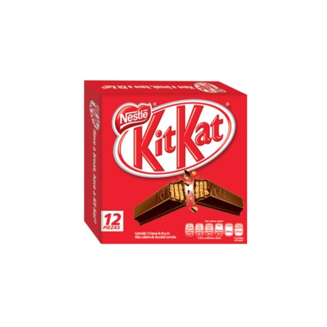 Nestlé Oblea cubierta con chocolate Kit Kat 12P/45G - KOZ-DespensayMas-Nestlé