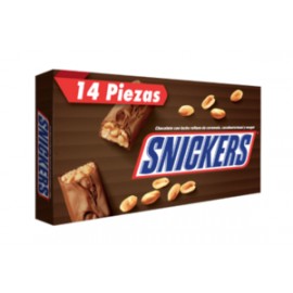 Mars Chocolates Snickers con cacahuate 14P - KOZ-DespensayMas-Mars