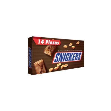 Mars Chocolates Snickers con cacahuate 14P - KOZ-DespensayMas-Mars