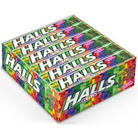 Mondelez Caja Dulces Halls Colors 30C/12P-DespensayMas-Mondelez