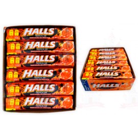 Mondelez Caja Dulces Halls tropical air 30C/12P-DespensayMas-Mondelez