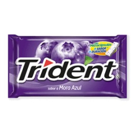 Mondelez Caja Chicles Trident Slab 6S mora 30C/18P/10G-DespensayMas-Mondelez