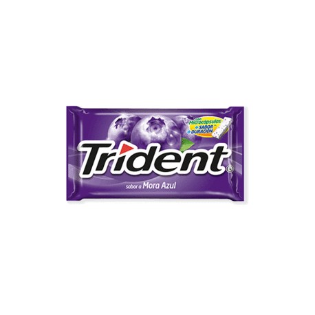 Mondelez Caja Chicles Trident Slab 6S mora 30C/18P/10G-DespensayMas-Mondelez