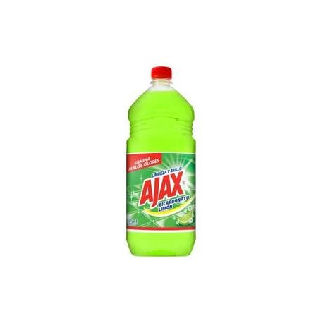 Colgate Palmolive Caja Limpiador Ajax Bicarbonato Naranja Limon 1L/12P-DespensayMas-Colgate Palmolive