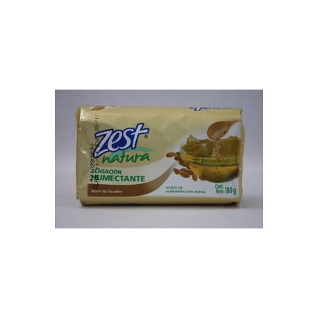 Unilever Caja jabón de tocador Zest Naturals de almendra y avena 150G/72P-DespensayMas-Unilever