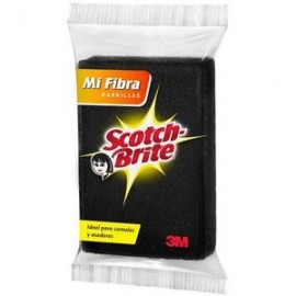 3M Caja Mi fibra Negra Parrilla Scoth Brite 12P-DespensayMas-3M