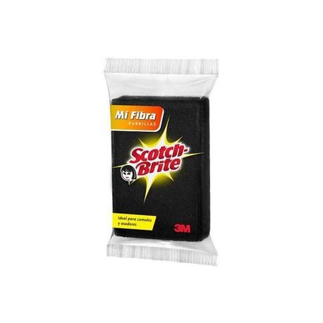 3M Caja Mi fibra Negra Parrilla Scoth Brite 12P-DespensayMas-3M