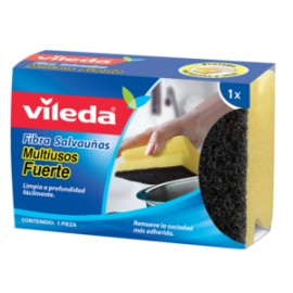 Vileda Media Caja fibra Fuerte Salvauñas Vileda 15P-DespensayMas-Vileda