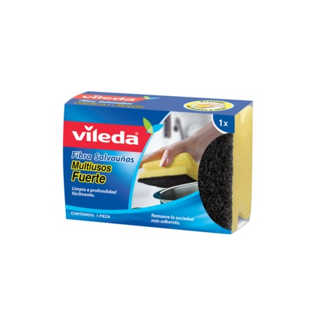 Vileda Media Caja fibra Fuerte Salvauñas Vileda 15P-DespensayMas-Vileda