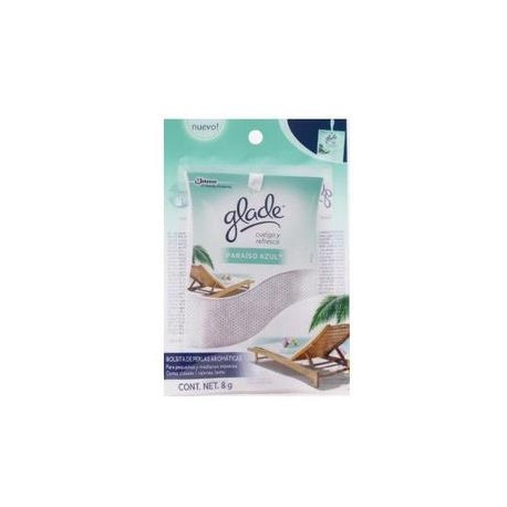 SC Johnson Caja aromatizante Glade cuelga y refresca perla azul 8M/24P-DespensayMas-SC Johnson