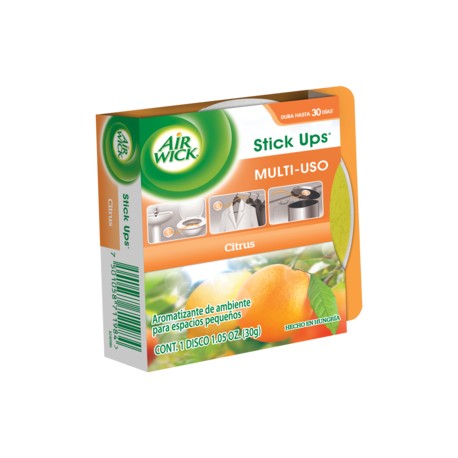 Reckitt Benckiser Media caja aromatizante Air Wickr stick ups citrus 30M/12P-DespensayMas-Reckitt Benckiser