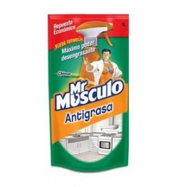 SC Johnson Caja Limpiador Mr Musculo Windex Desengrasante Doypack 500M/12P-DespensayMas-SC Johnson