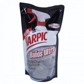 Reckitt Benckiser Caja Limpiador Harpic Baños Ultra Doy Pack 500M/12P-DespensayMas-Reckitt Benckiser