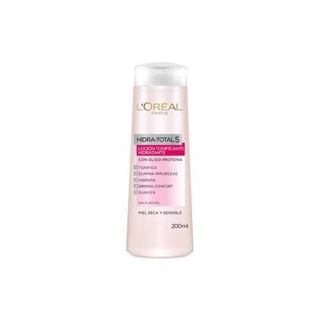 L´Oreal Caja Crema Expertise Hidratación Total5 para Piel Seca 200G/6P-DespensayMas-L´Oreal