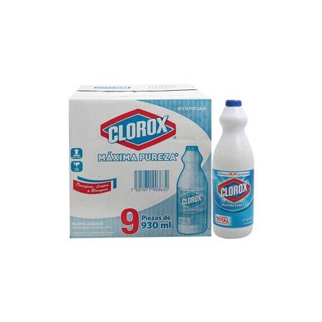 Clorox Pack blanqueador Clorox regular 9P/930M - ZK-DespensayMas-Clorox