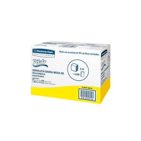 Kimberly Clark Servilletas Kimberly-Clark Pétalo 24P/250S - ZK-DespensayMas-Kimberly Clark