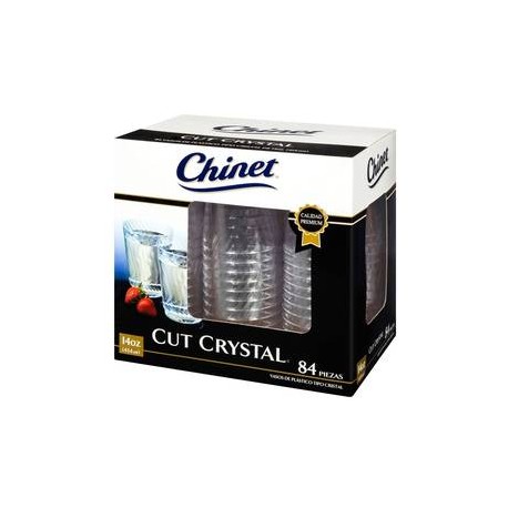 Chinet Vasos desechables Chinet Tipo Cristal 14OZ/84P- ZK-DespensayMas-Chinet