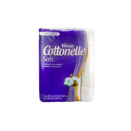 Kimberly Clark Papel Higiénico Kleenex Cottonelle Soft Care 40P - ZK-DespensayMas-Kimberly Clark