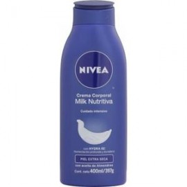 Beierdorf Caja Crema Nivea Body Milk Nutritiva Extra Seca 400G/15P-DespensayMas-Beierdorf