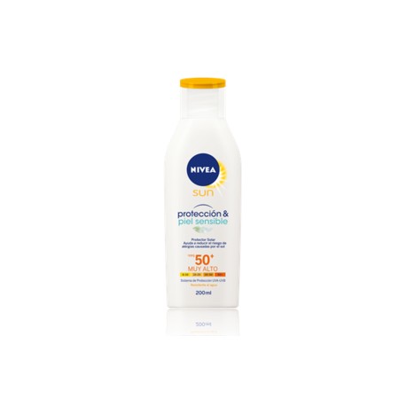 Beierdorf Caja Crema Sun Nivea Piel Sensible Factor de Protección Solar 50 125M/6P-DespensayMas-Beierdorf