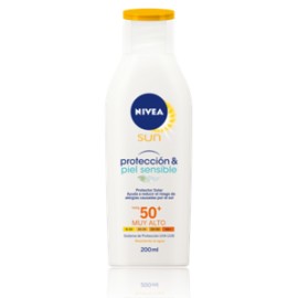 Beierdorf Media Caja Crema Sun Nivea Piel Sensible Factor de Protección Solar 50 125M/3P-DespensayMas-Beierdorf