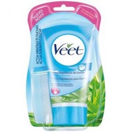 Reckitt Benckiser Caja Veet Crema Depilatoria Ducha Sensible 150M/5P-DespensayMas-Reckitt Benckiser