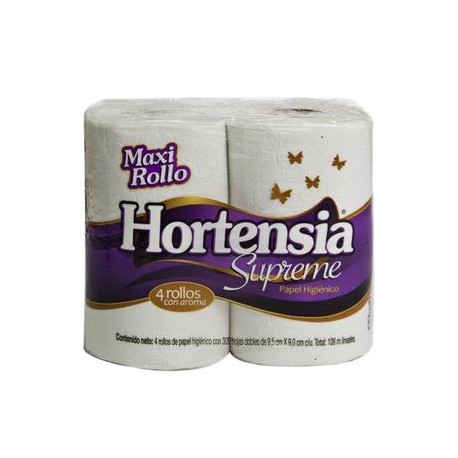 Fabrica de Papel San Francisco Colchón papel higiénico Hortensia Supreme maxirollo morado 24P-DespensayMas-Fabrica de Papel San 