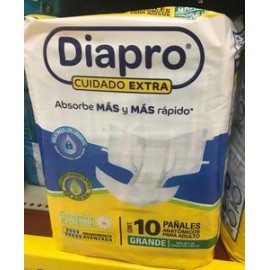 Kimberly Clark Media Caja pañal Diapro Adulto Básico talla grande 2C/10P-DespensayMas-Kimberly Clark