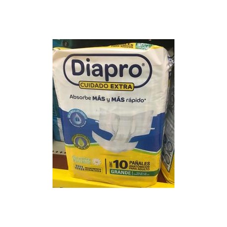 Kimberly Clark Media Caja pañal Diapro Adulto Básico talla grande 2C/10P-DespensayMas-Kimberly Clark