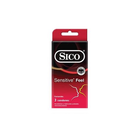 Sico Condones Sico Sensitive Feel 3P-DespensayMas-Sico