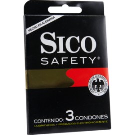 Sico Condones Sico Safety 3P-DespensayMas-Sico