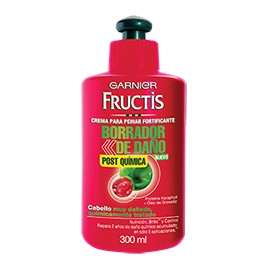 Garnier Caja Crema Para Peinar Fructis Borrador Daño 300M/12P-DespensayMas-Garnier