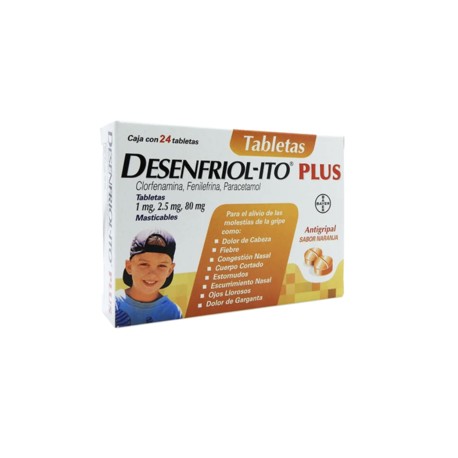 MayoreoTotal Desenfriol-ito Plus 24T (1 mg/2.5 mg/80 mg) - KOZ-DespensayMas-MayoreoTotal