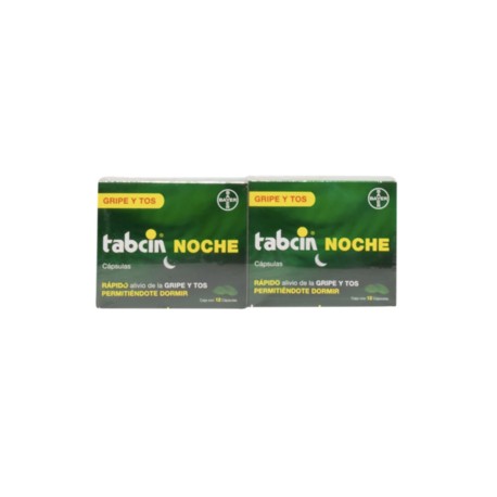 MayoreoTotal Tabcin Noche 12 Cápsulas 2P (250 mg/5 mg/10 mg/6.5 mg)-DespensayMas-MayoreoTotal