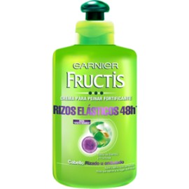 Garnier Media Caja Crema para Peinar Fructis Rizos Elasticos 300M/6P-DespensayMas-Garnier