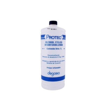 Protec Alcohol etilico desnaturalizado Protec 1L - KOZ-DespensayMas-Protec