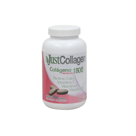 Just Collagen Colageno Hidrolizado,Calcio, Biotina, Vitamina C,E,K 180T - KOZ-DespensayMas-Just Collagen