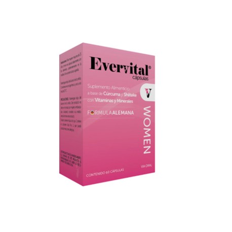 Evervital Suplemento Alimenticio Evervital Women 60P - KOZ-DespensayMas-Evervital