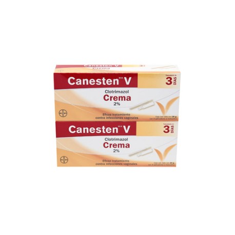 Bayer Crema Canesten V 2% 2P/20G - KOZ-DespensayMas-Bayer