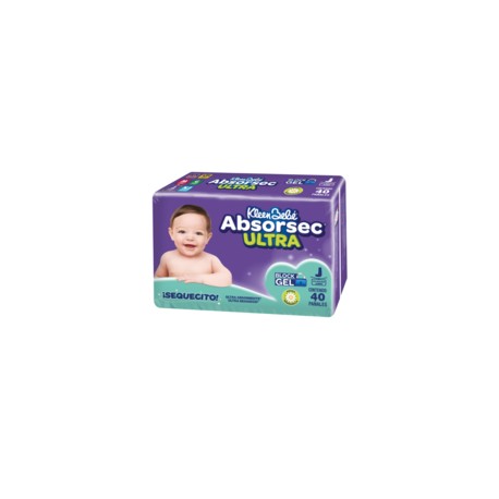 Kimberly Clark Caja pañales Absorsec Ultra Jumbo 4C/40P-DespensayMas-Kimberly Clark