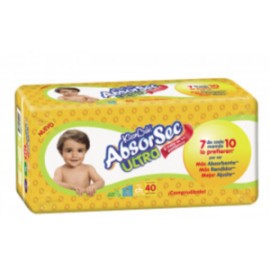 Kimberly Clark Caja Pañal Absorsec Chico 40P/4C-DespensayMas-Kimberly Clark