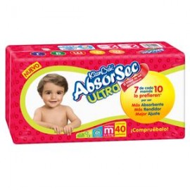 Kimberly Clark Caja Pañal Absorsec Mediano 40P/4C-DespensayMas-Kimberly Clark