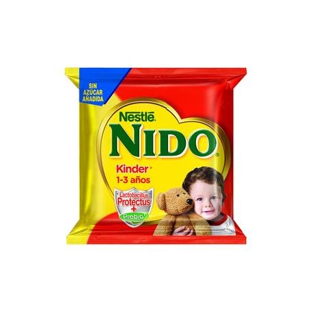 Nestlé Caja Leche en Polvo Nido Kinder Bolsa 144G/12P-DespensayMas-Nestlé