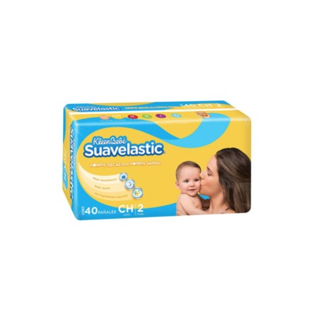 Kimberly Clark Caja Pañal Suavelastic Max Chico 38P/4C-DespensayMas-Kimberly Clark