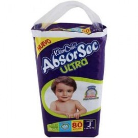 Kimberly Clark Caja Pañal Absorsec Ultra Jumbo 80P/4C-DespensayMas-Kimberly Clark