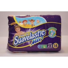 Kimberly Clark Media Caja Pañal Suavelastic Max Jumbo 14P/3C-DespensayMas-Kimberly Clark