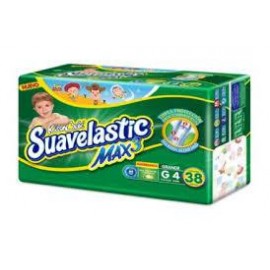 Kimberly Clark Media Caja Pañal Suavelastic Max Grande 2C/40P-DespensayMas-Kimberly Clark