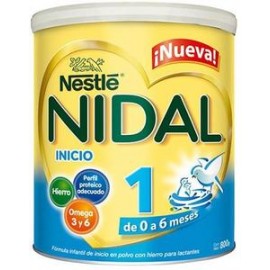 Nestlé Caja Formula Lactea Nidal Formula 800G/12P-DespensayMas-Nestlé