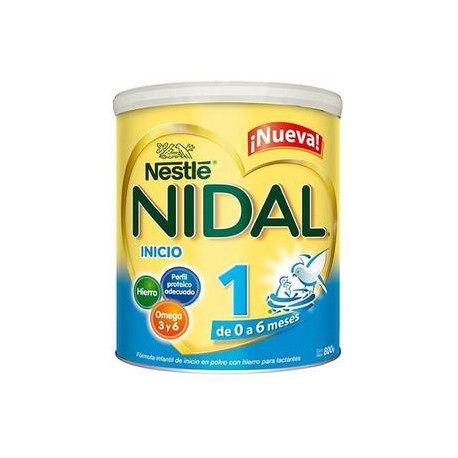 Nestlé Caja Formula Lactea Nidal Formula 800G/12P-DespensayMas-Nestlé